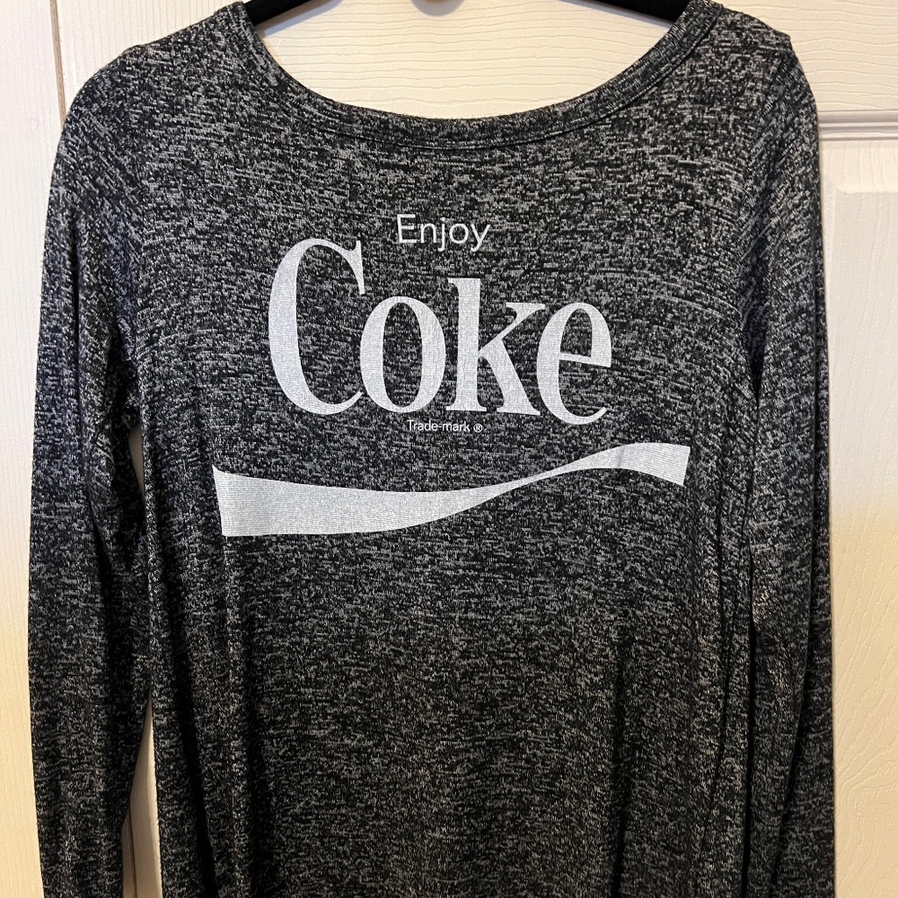 Coca Cola split back light weight Sweater